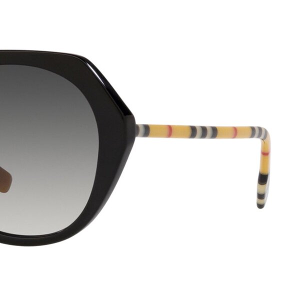 Burberry Vanessa Grey Gradient Irregular Ladies Sunglasses - Picture 2 of 4